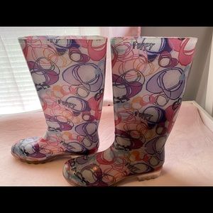 Coach Pixy Glaser Graffiti Rainboots